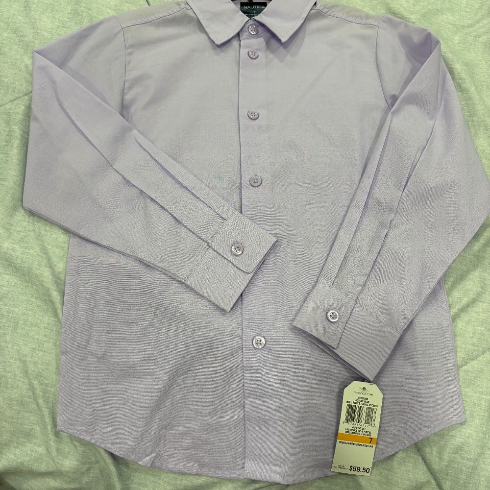 Lilac boys dress shirt